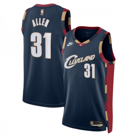 Canotte Uomo Cleveland Cavaliers Jarrett Allen Nike 2025-26 Classic Edition Navy Swingman